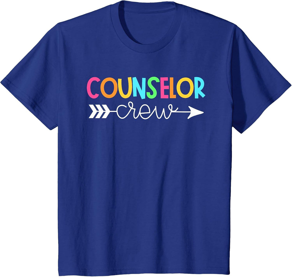 Counselor Team Shirts - Counseling Crew T-Shirt - Royal Blue