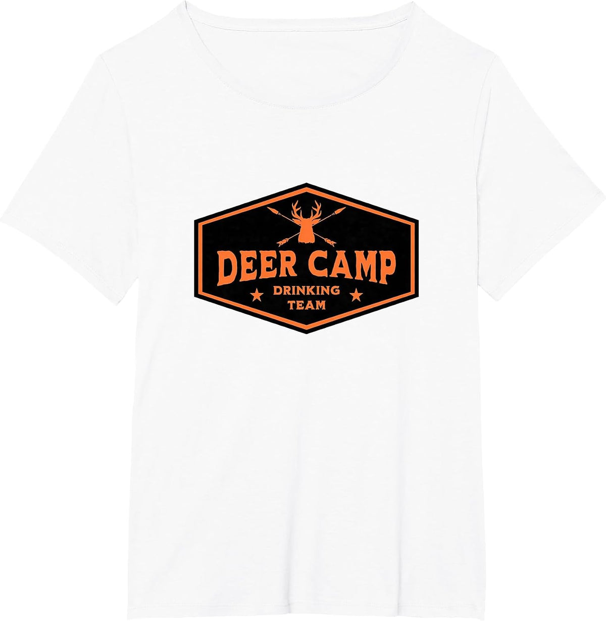 Deer Camp Drinking Team - Funny Hunting T-Shirt - White