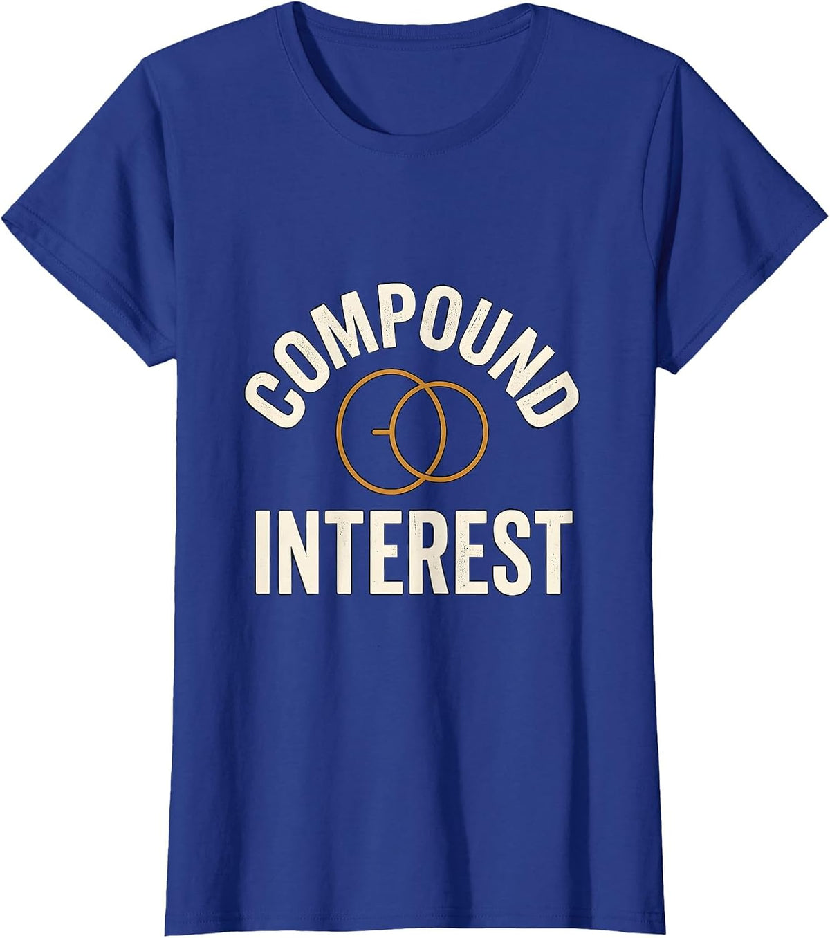 Women's Compound Interest Funny Chemistry Science Lover Gift T-Shirt - Royal Blue