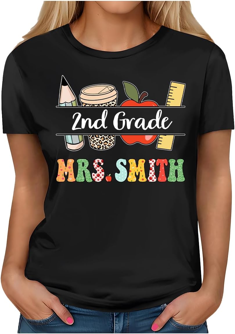 Custom Kindergarten Teacher T-Shirt, Back to School Kindergarten Shirt for Teachers AK5710775KINDER - Ak57107752nd