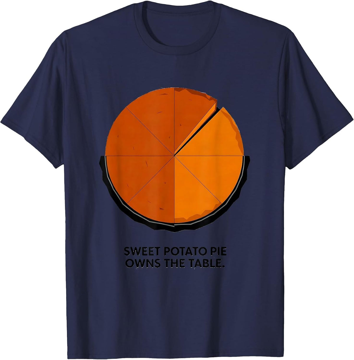 Sweet Potato Pie Owns The Table Bootleg 90's Rap Vintage T-Shirt - Navy Blue