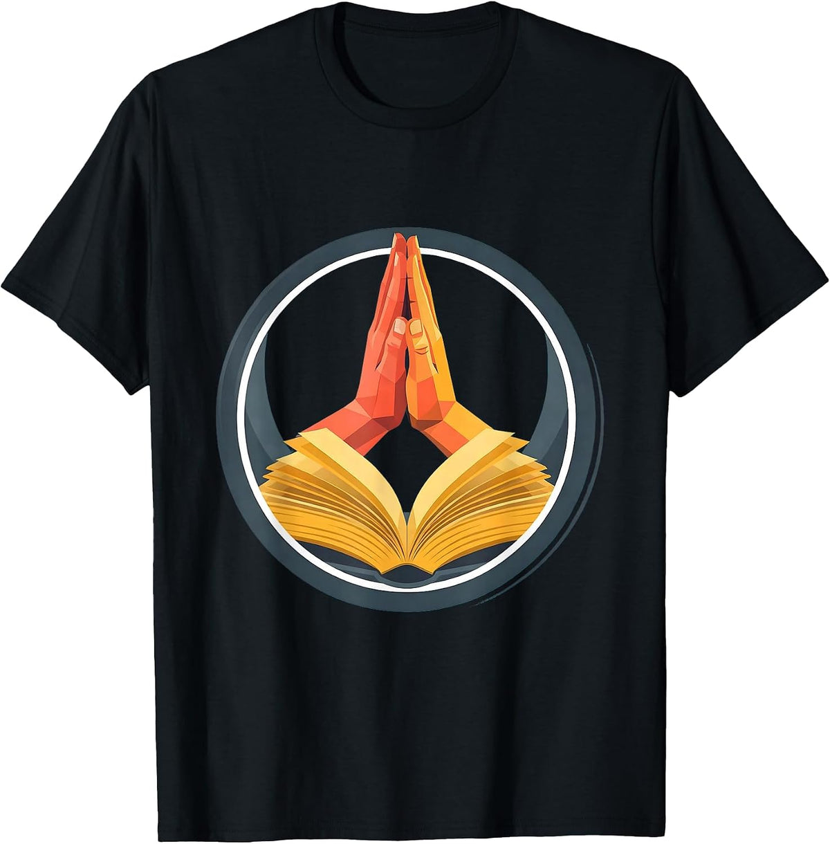 Men's Paraprofessional High Five Graphic Tee T-Shirt - Black