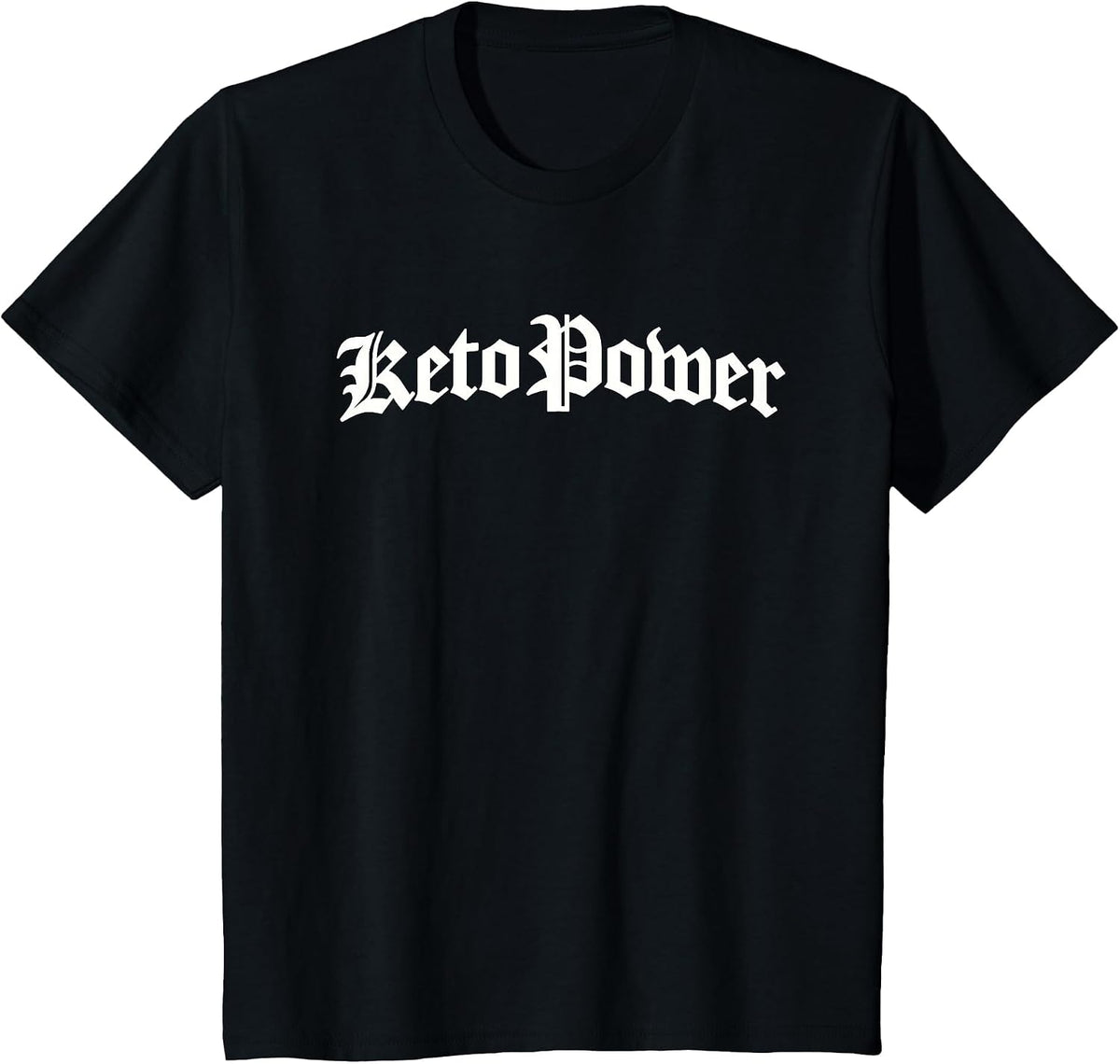 Funny Keto Power Ketogenic Diet Lifestyle T-Shirt - Black