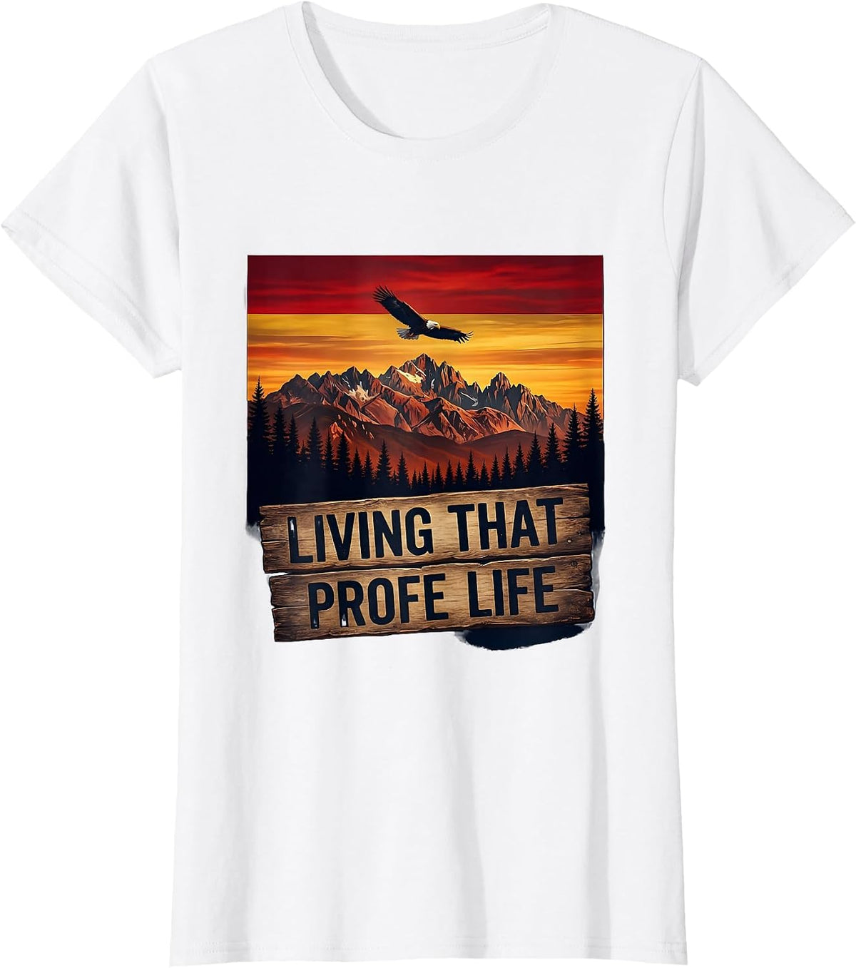 Living That Profe Life Spanish Teacher Design T-Shirt - White