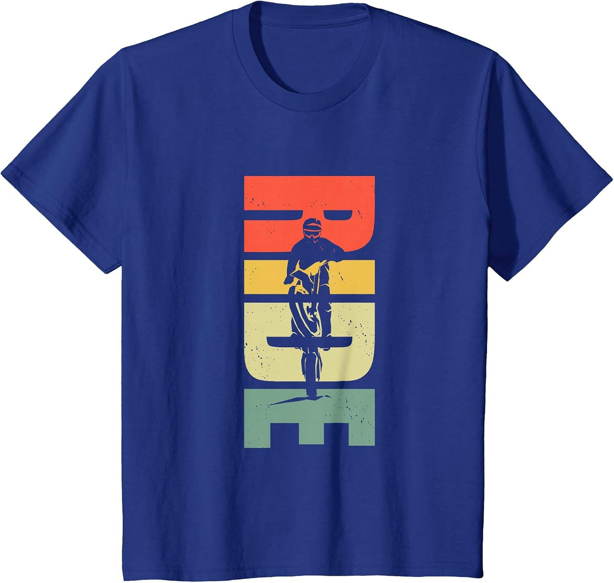Ride Dirt Bike Motocross Apparel - Motocross Dirt Bike T-Shirt - Royal Blue
