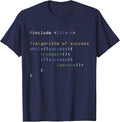 Programming Computer Science Code Algorithm Software Engineer T-Shirt - Navy Blue