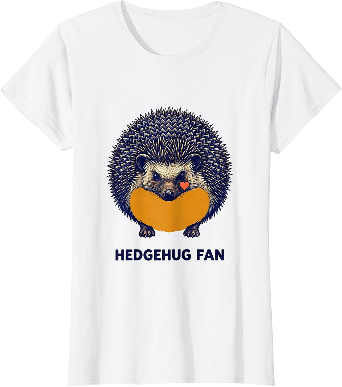Hedgehug Fan Whimsical Hedgehog Lover Gift for Kids T-Shirt - White