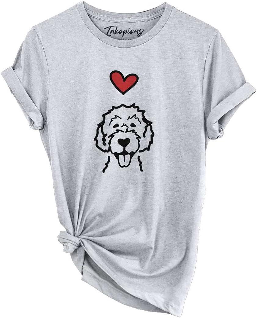 Inkopious Love Always Labradoodle T-Shirt - Unisex Grey Crewneck