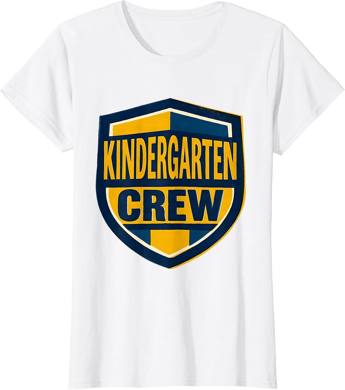 Kindergarten Crew Preppy Elementary Teacher Back To School T-Shirt - White