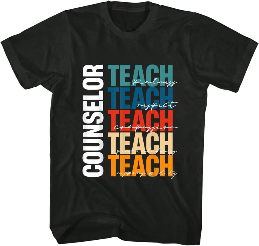 100% Cotton Counselor Teach - Guidance Counselor Schools Counseling T-Shirt - As Pictured