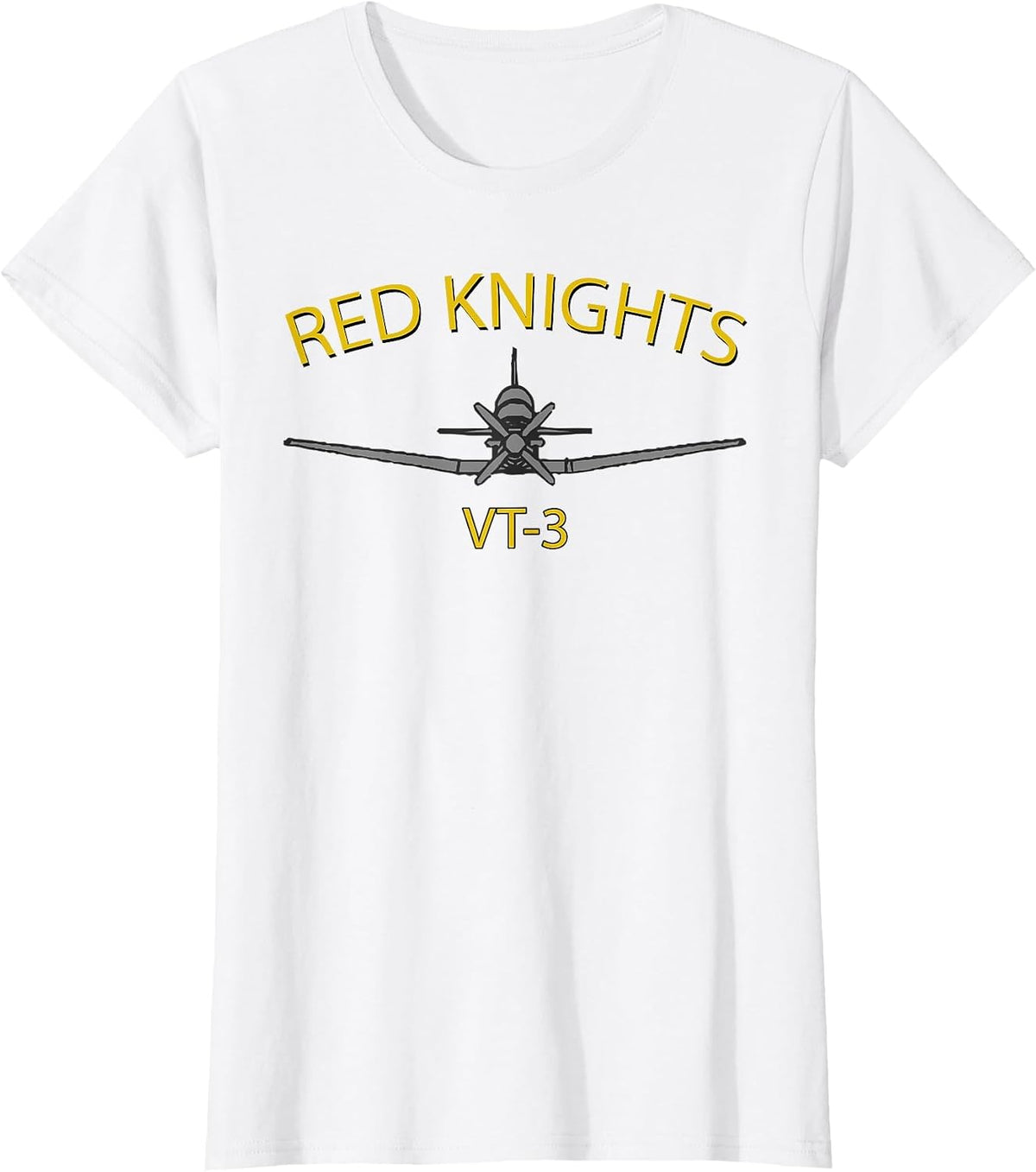 VT-3 T-Shirt Red Knights Training Squadron 3 T-6 Texan II T-Shirt - White