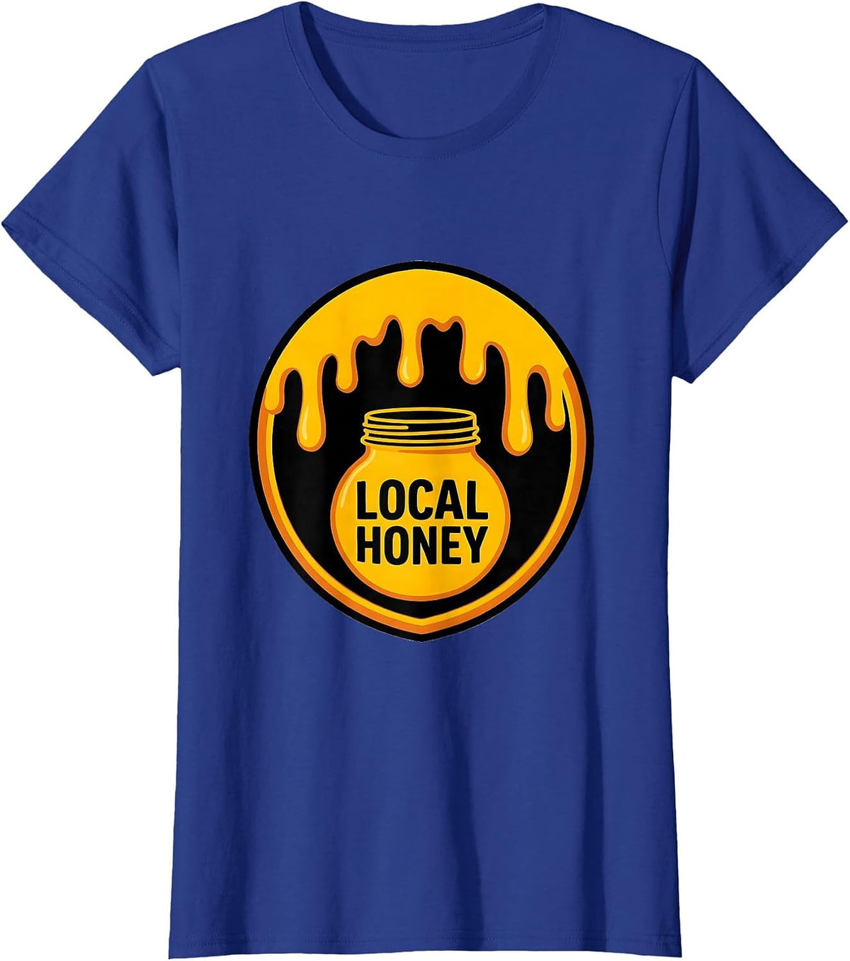 Women's Local Honey Costume Honey Jar Halloween Honeypot Funny DIY T-Shirt - Royal Blue