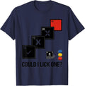 Could I Lick One Funny Periodic Table Chemistry Teacher T-Shirt - Navy Blue