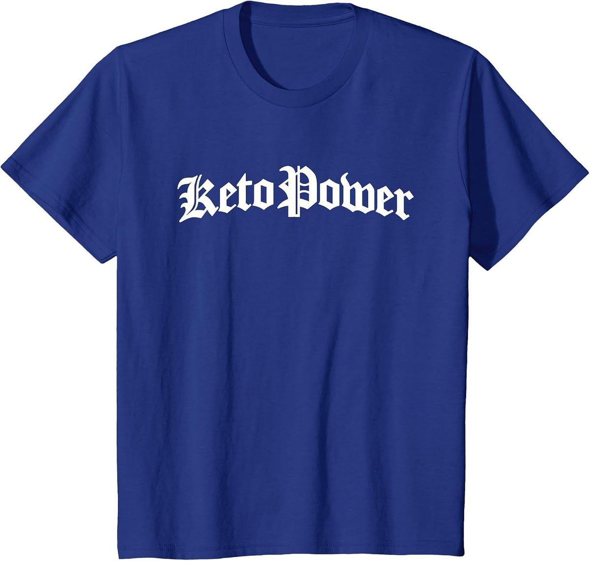Funny Keto Power Ketogenic Diet Lifestyle T-Shirt - Royal Blue