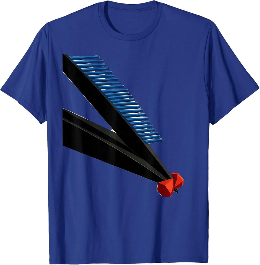 Steep Shear Red Lock Hairdresser Humor Professional T-Shirt - Royal Blue