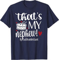 That's My Nephew Proud Drumline Aunt T-Shirt - Navy Blue