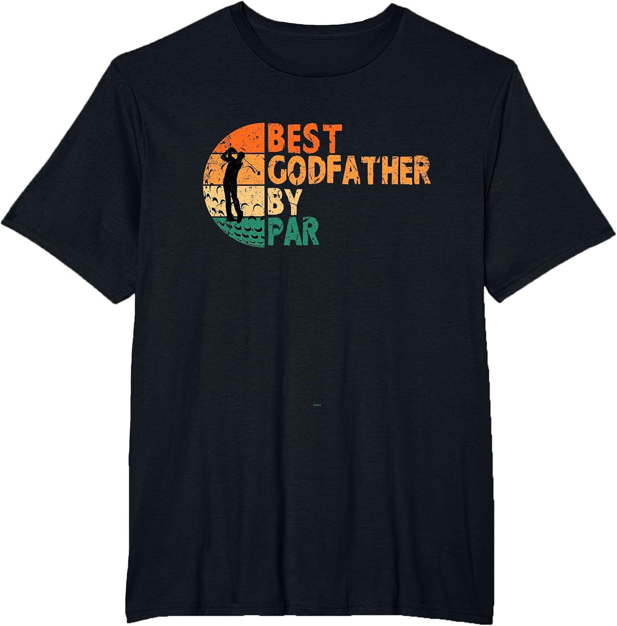 Best Godfather By Par Golfing Funny Golf Golfer T-Shirt - Black