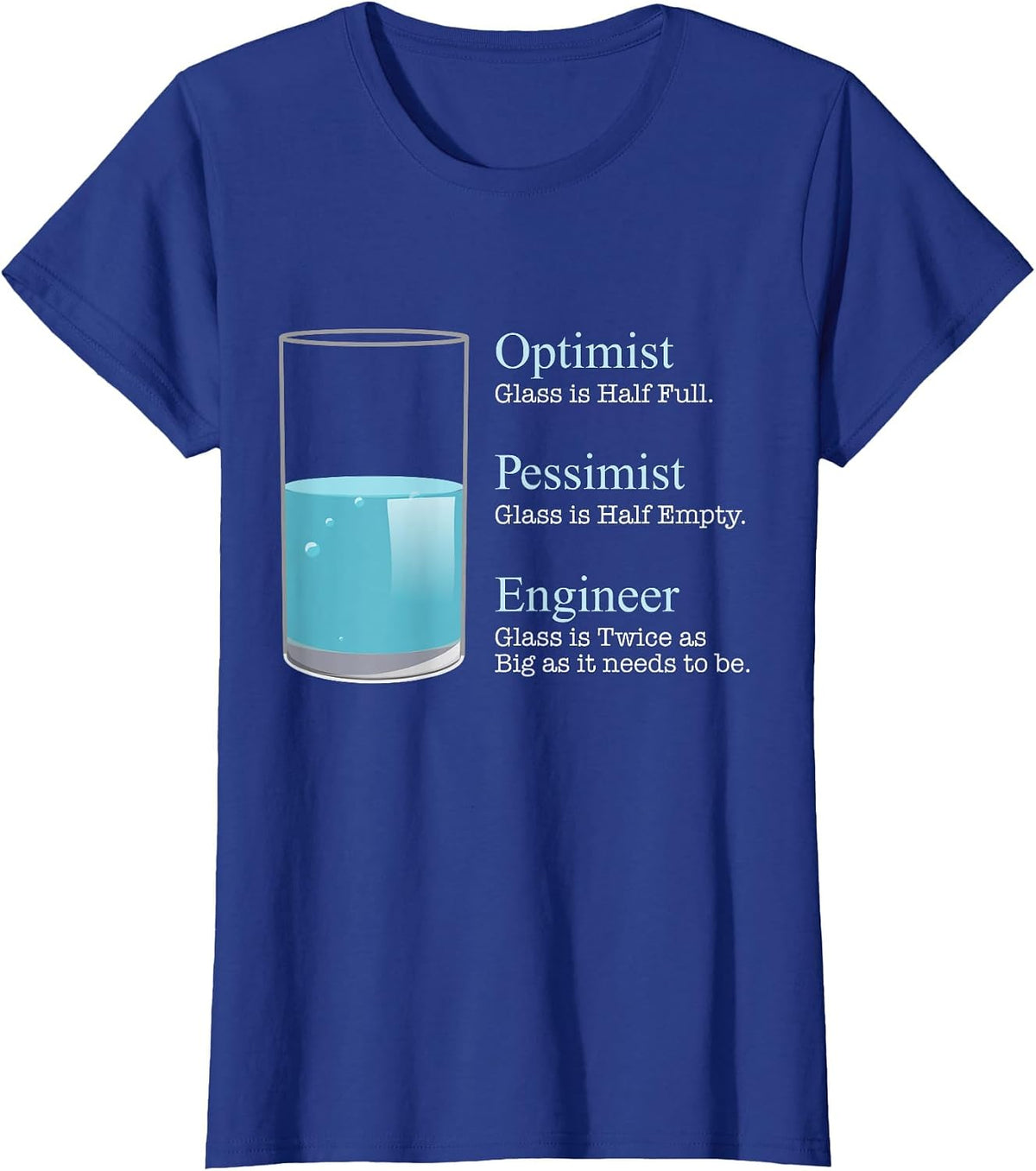 Funny Engineering Mechanical Electrical Civil Engineer Humor T-Shirt - Royal Blue