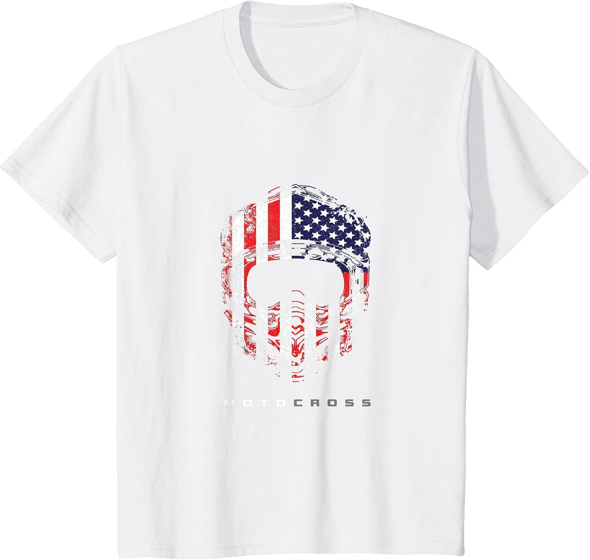 American Dirt Bike Motocross Apparel - Motocross Dirt Bike T-Shirt - White