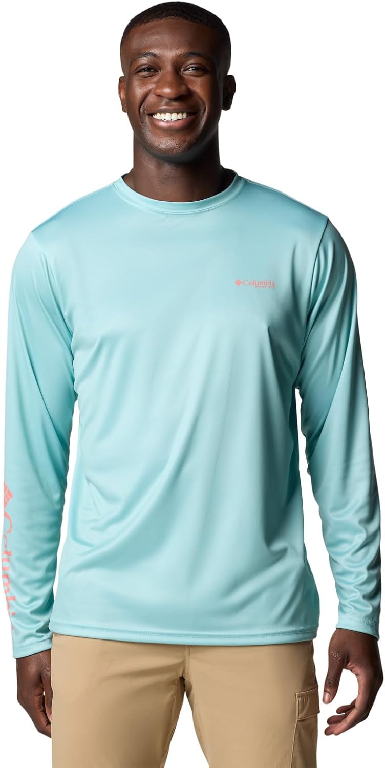 Columbia Men's Terminal Tackle PFG Fish Shine Long Sleeve - Spray\/Pfg Trout Shine