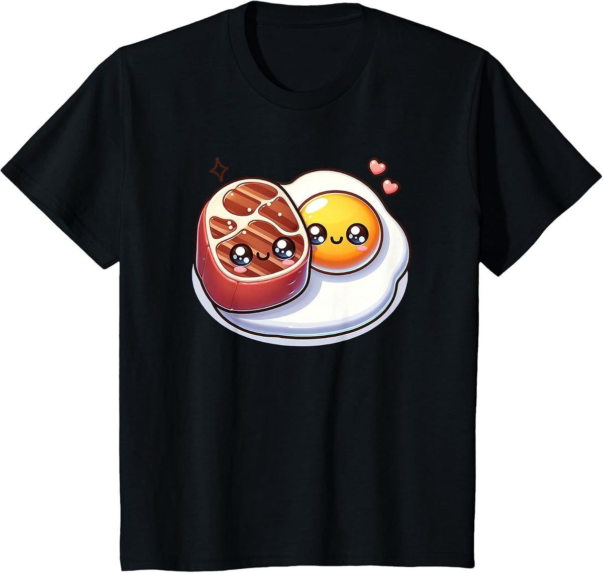 Carnivore Keto Diet Steak Egg Meat Eater Gym Fitness Workout T-Shirt - Black