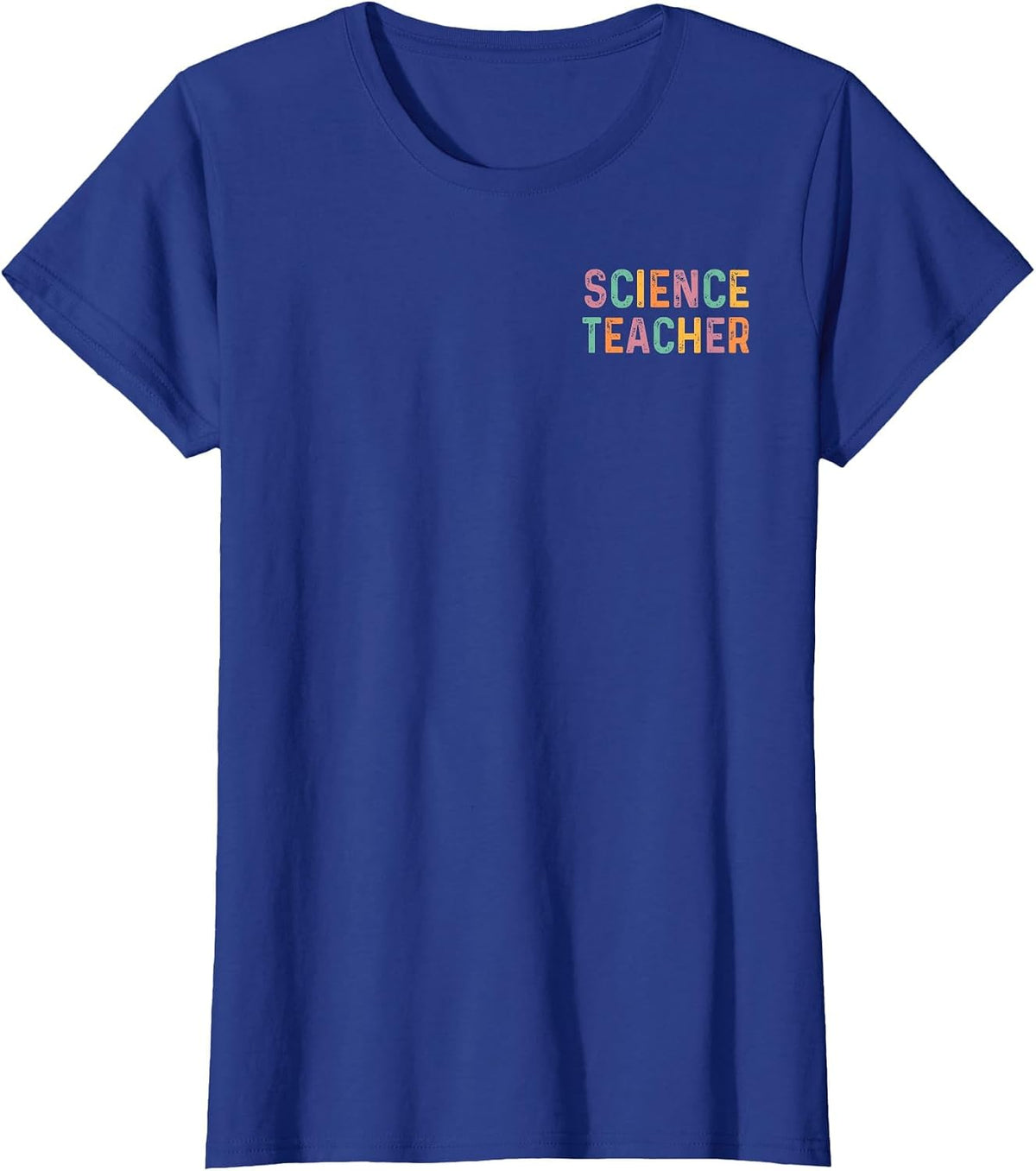 Admit It You Low Key Love Science Bruh Science Teacher 2Side T-Shirt - Royal Blue