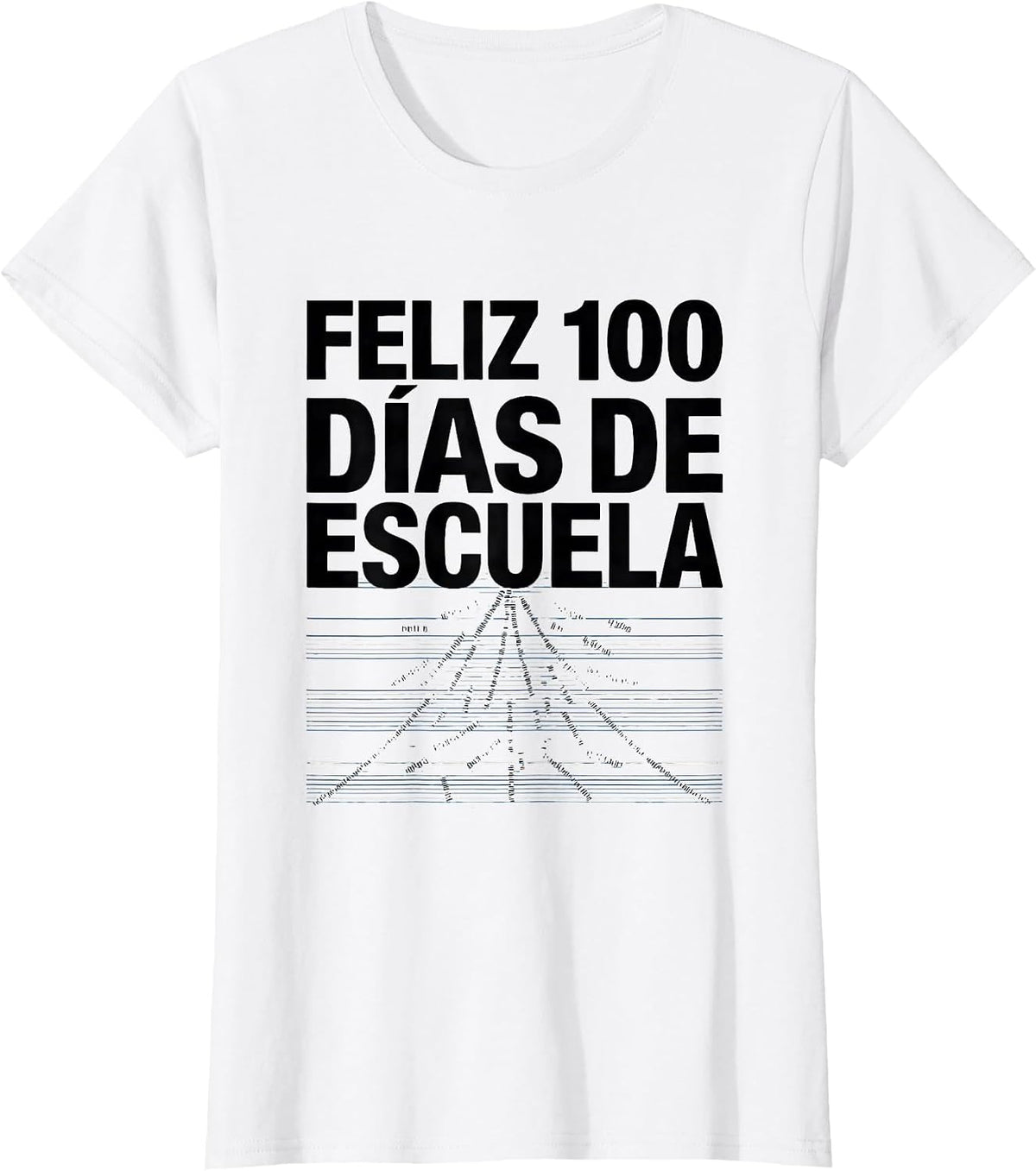 Feliz 100 días de escuela Spanish Teacher 100th Day School T-Shirt - White
