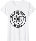 Women's May Your Shells Be Full Funny Chemistry Nerd Humor Science T-Shirt - White