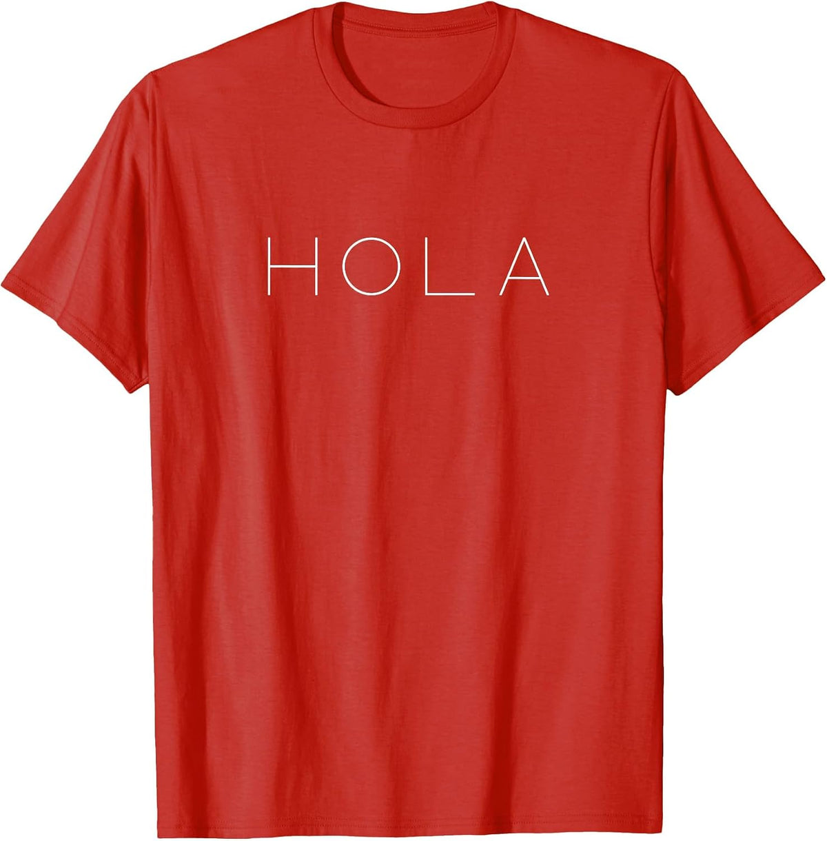 Hello in Spanish HOLA T-Shirt - Red