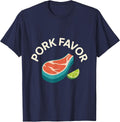 Pork Favor Funny Spanish Cinco De Mayo Party Humor T-Shirt - Navy Blue