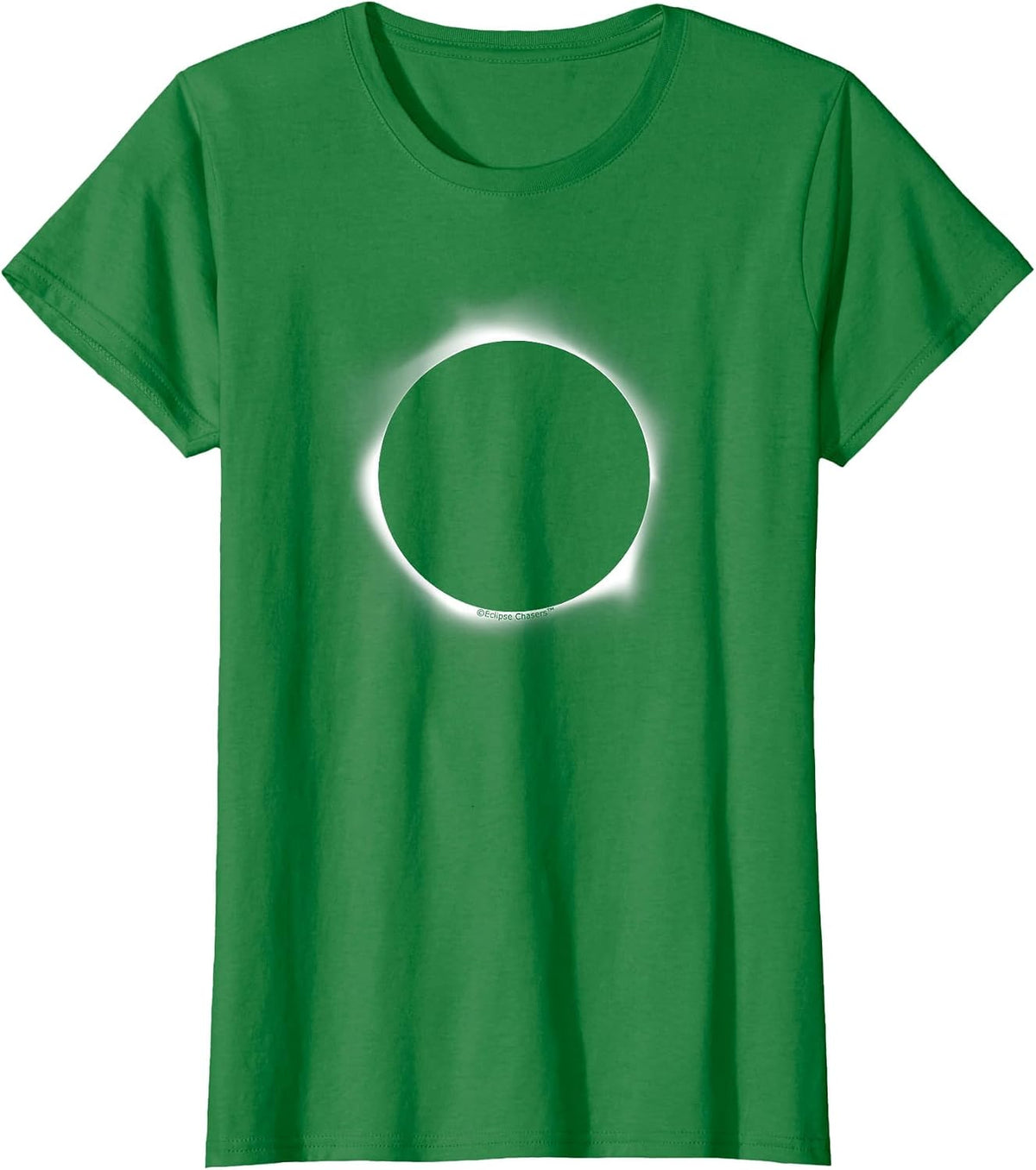 Circle Total Solar Eclipse Celestial Fanatic T Shirt T-Shirt - Kelly Green