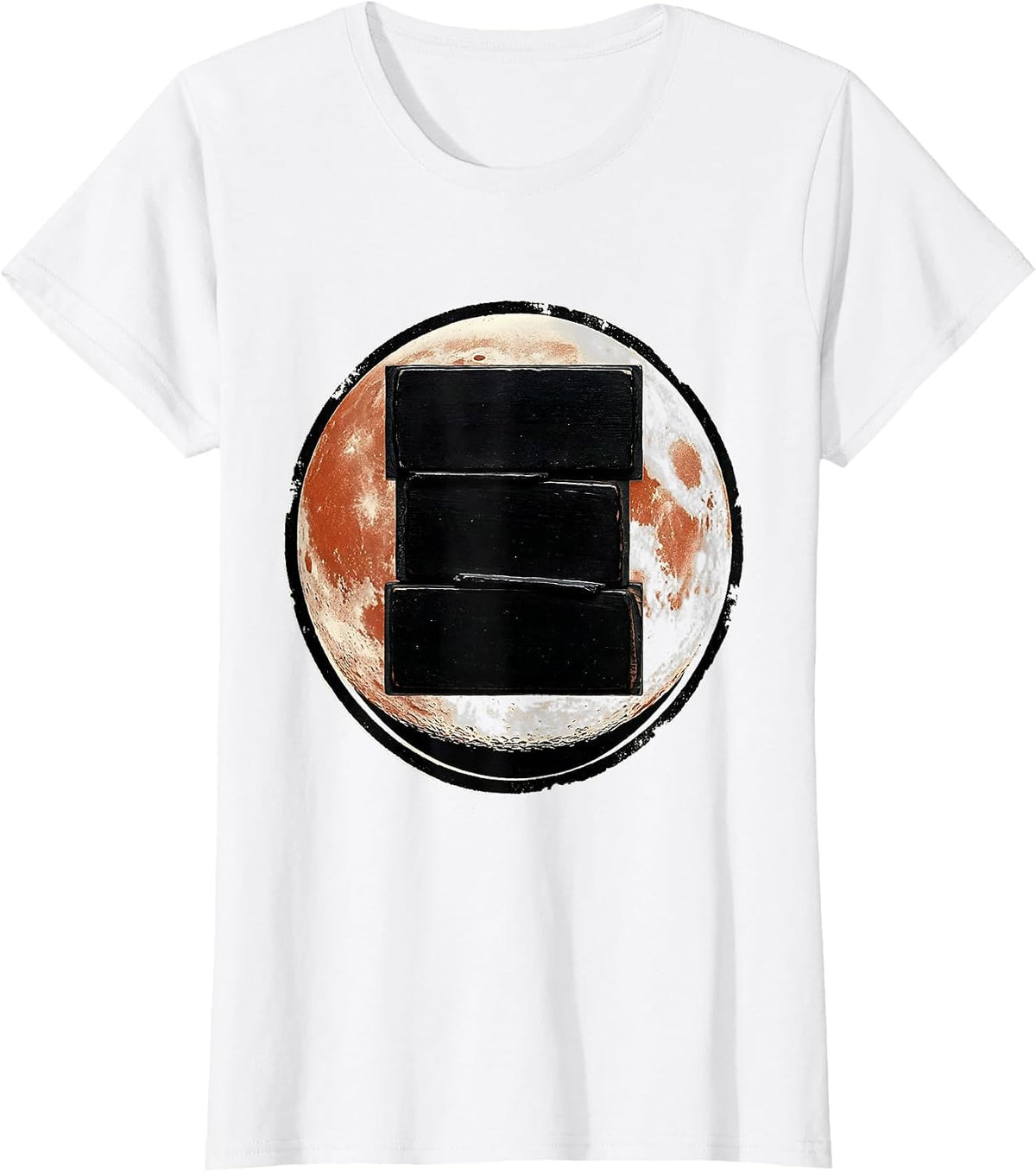 Lunar Horizon Astronomy Enthusiast Boho Chic T-Shirt - White