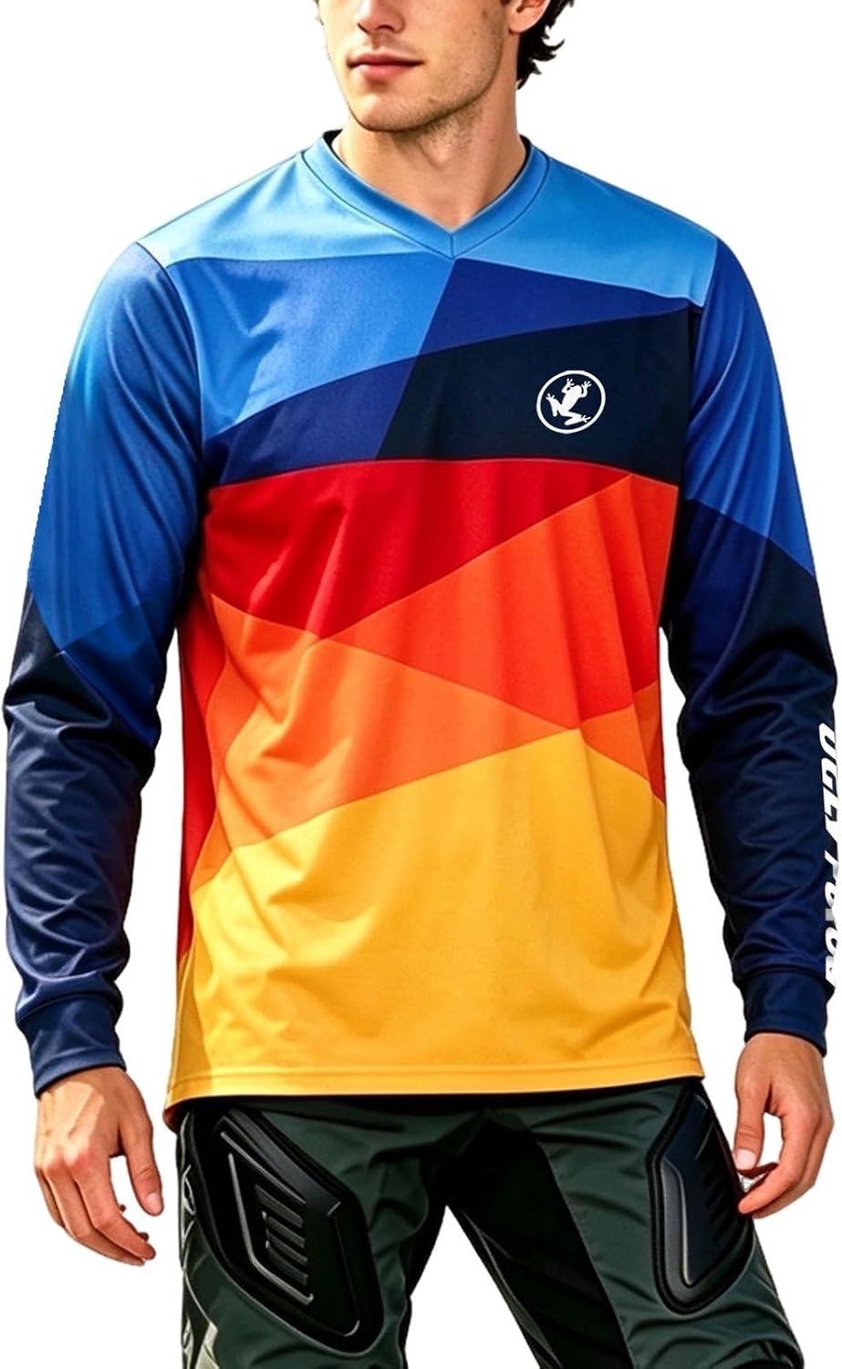 UGLY FROG Bike Wear Long Sleeve Men's Classic Fashion Cycling Downhill Jersey Sportswear Clothing - Color 33