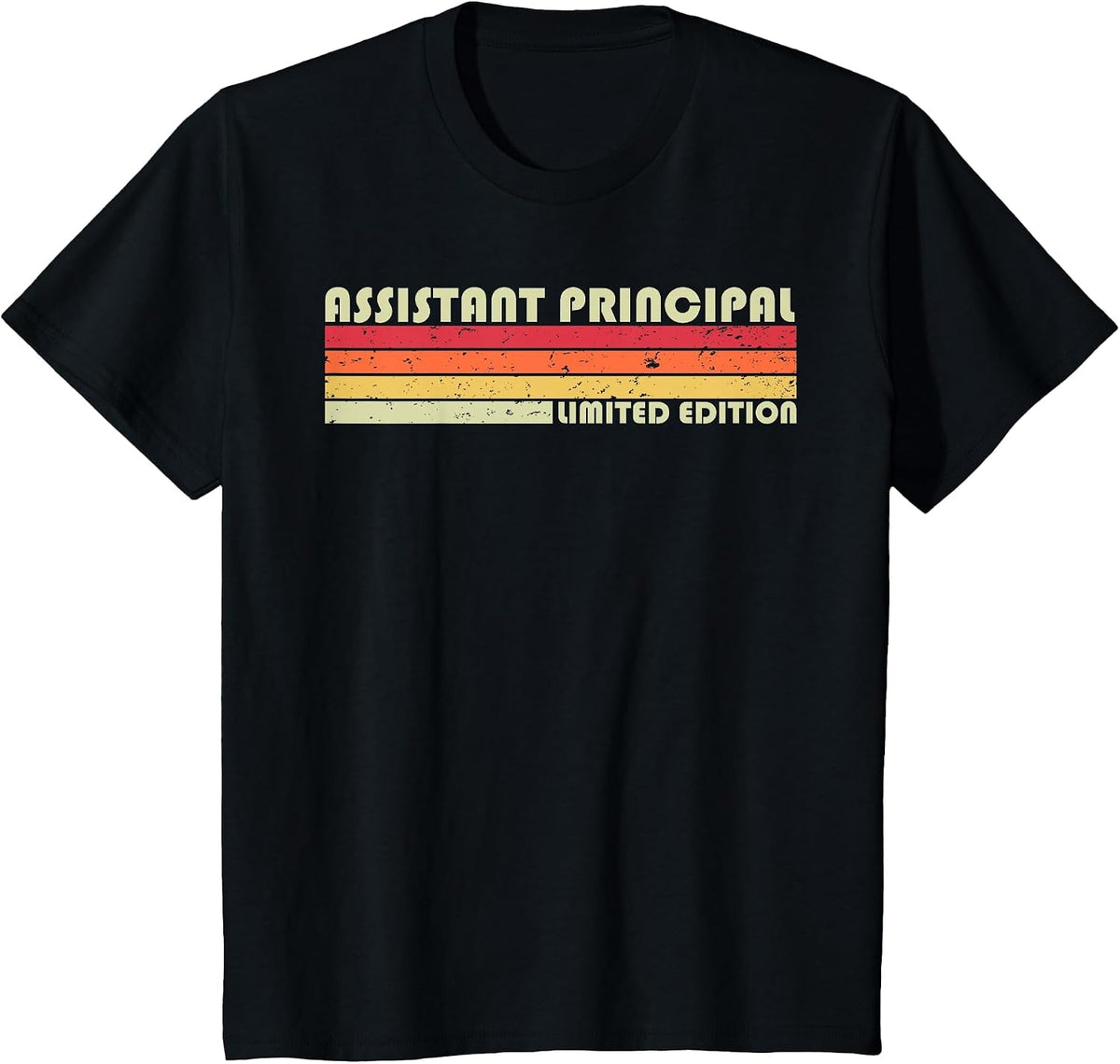 Assistant Principal Funny Job Title Birthday Worker Idea T-Shirt - Black