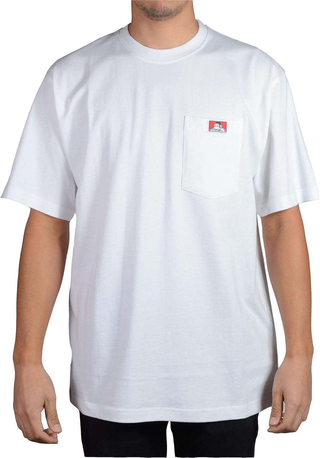 Heavy Duty Short Sleeve Pocket T-Shirt - White