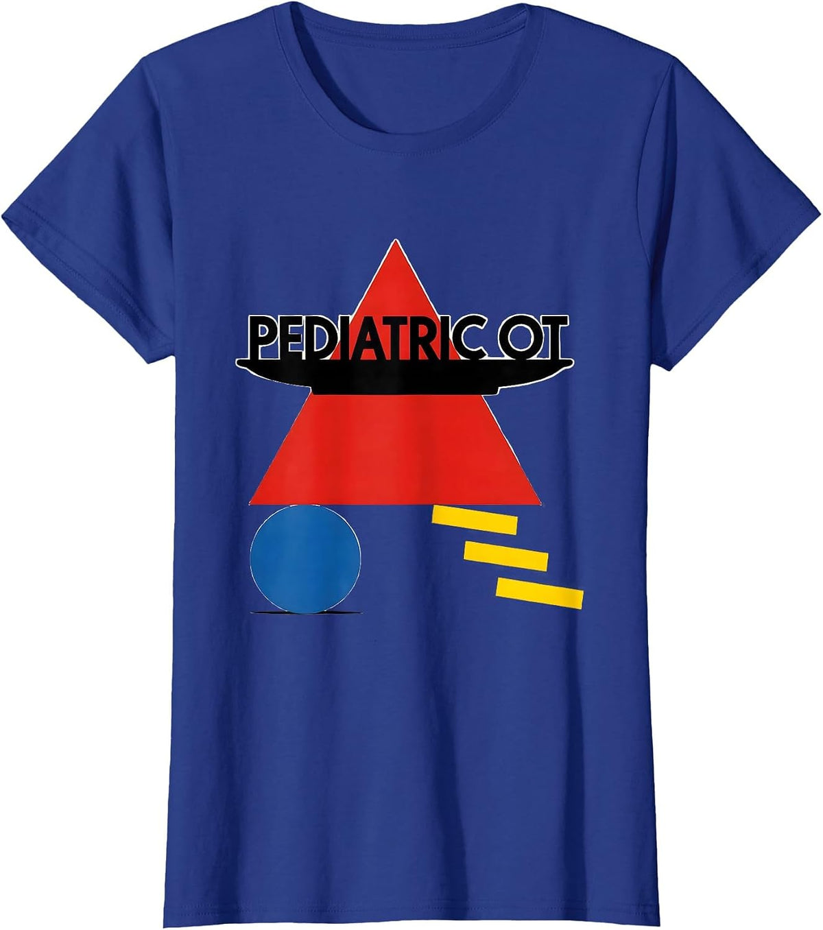 Women's Pediatric OT Bauhaus Modernist Occupational Therapist Gift T-Shirt - Royal Blue
