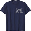 Drummer Drum Drumset Drummers Rock Band Music T-Shirt - Navy Blue