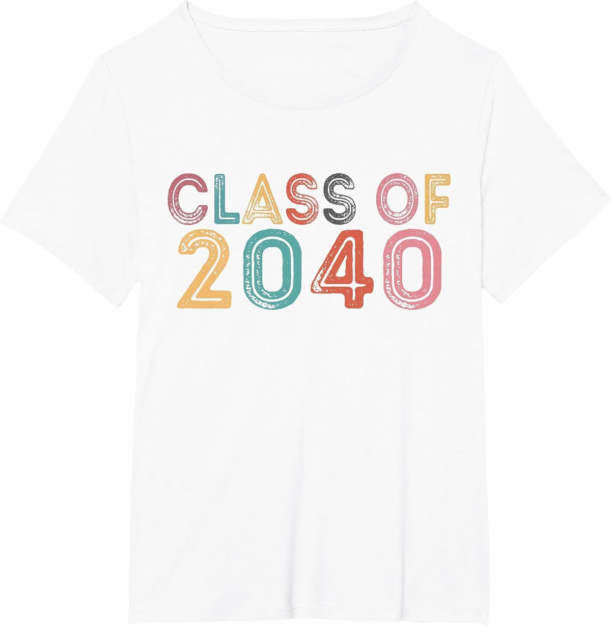 Class of 2040 Grow with Me Graduation 2040 T-Shirt - White