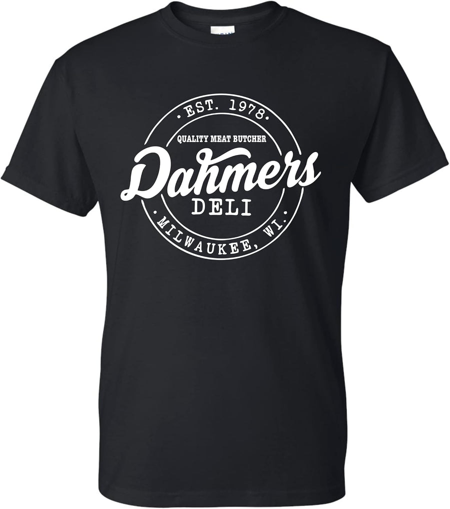 Freedomtees Dahmer's Deli Unisex T-Shirt Tshirt Dahmer - Black