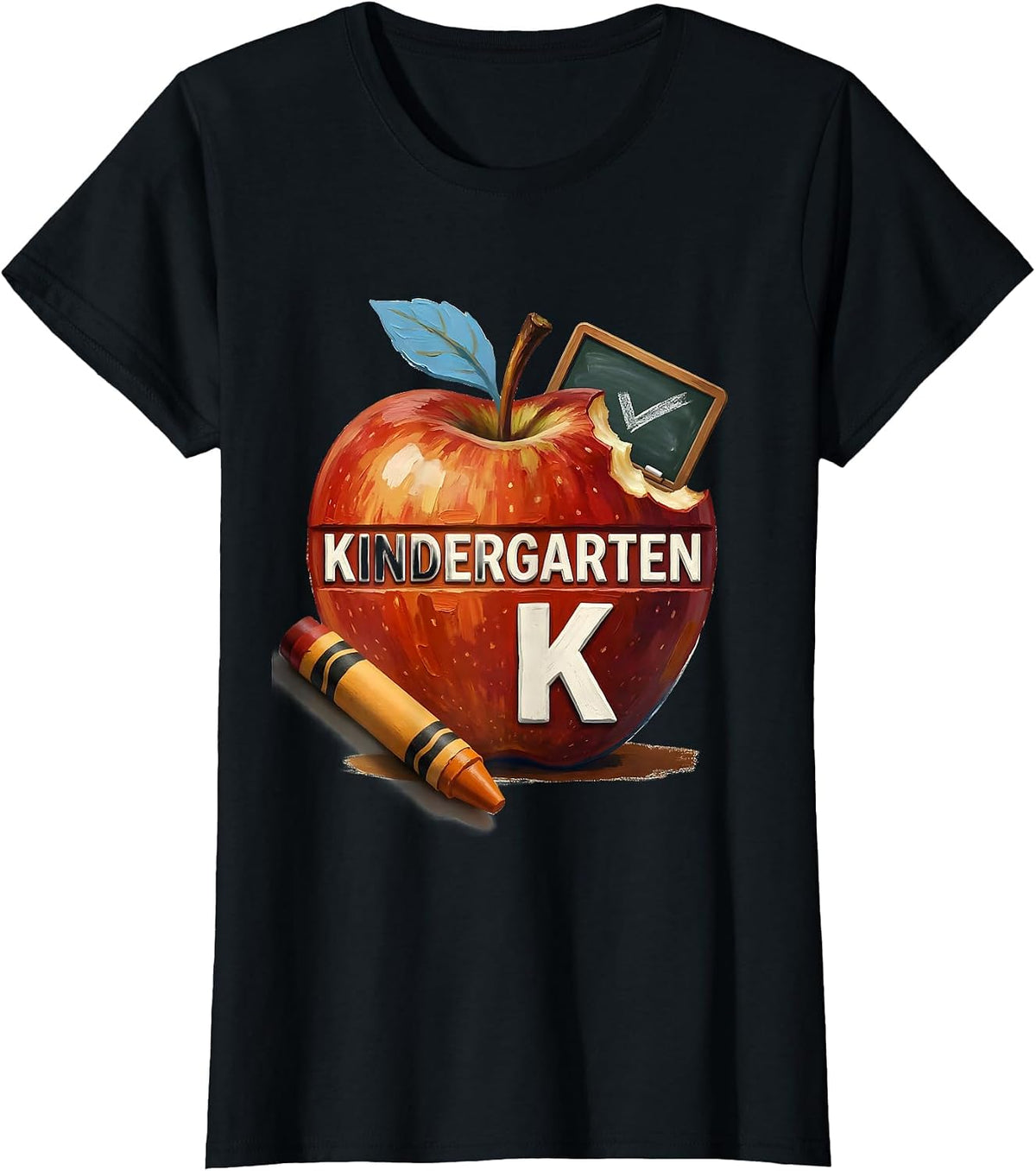 Kindergarten Cute Elementary Teacher Back To School First T-Shirt - Black