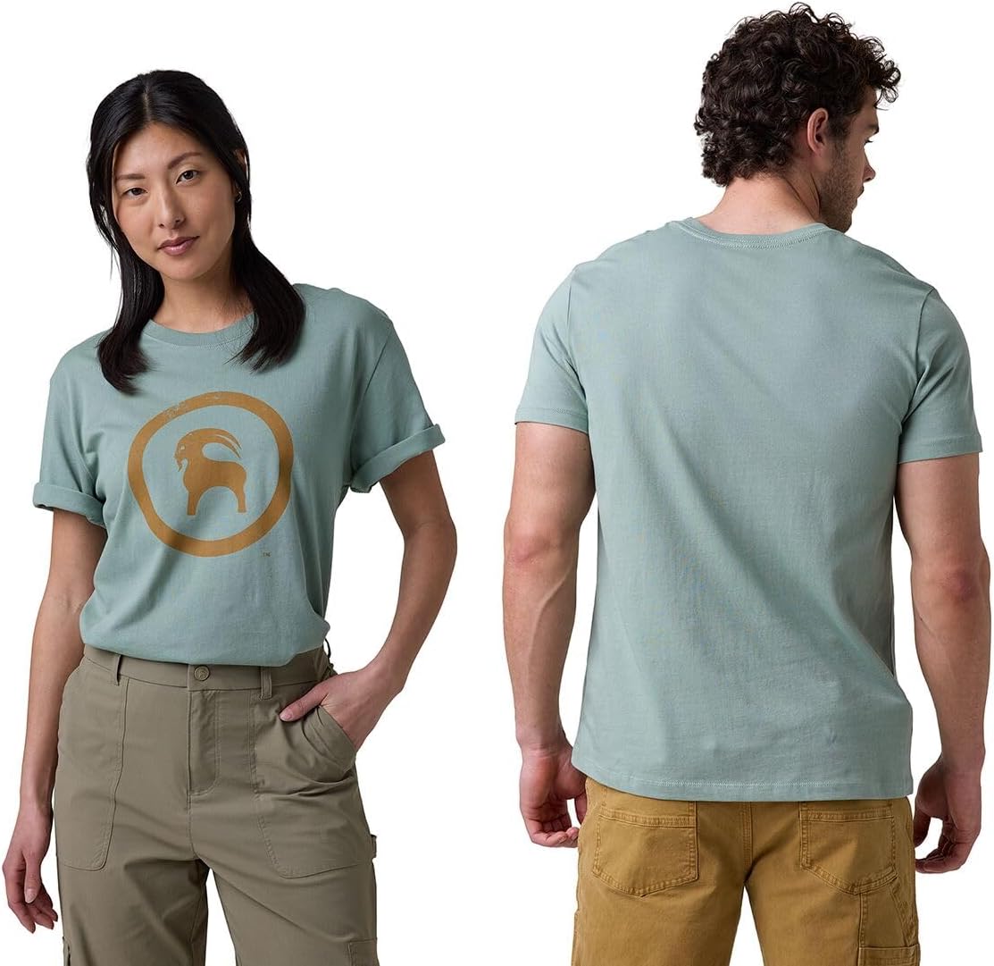 Backcountry, BGA Goat T-Shirt - Sage Green\/Bistre Goat