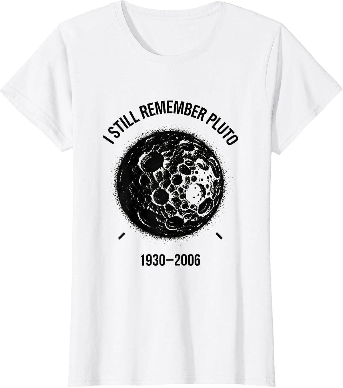 Women's I Still Remember Pluto 1930-2006 Vintage Retro Astronomy T-Shirt - White