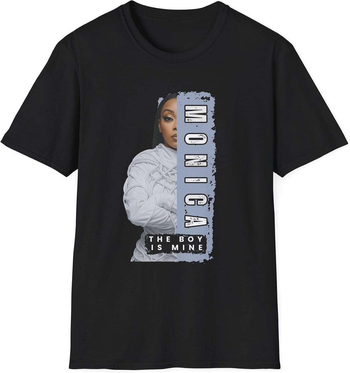 Monica Retro Diva Graphic Tee – 90s Nostalgic Inspired, Unisex Soft-Style, Music Fan, The Boy is Mine Fan Concert T-Shirt -
