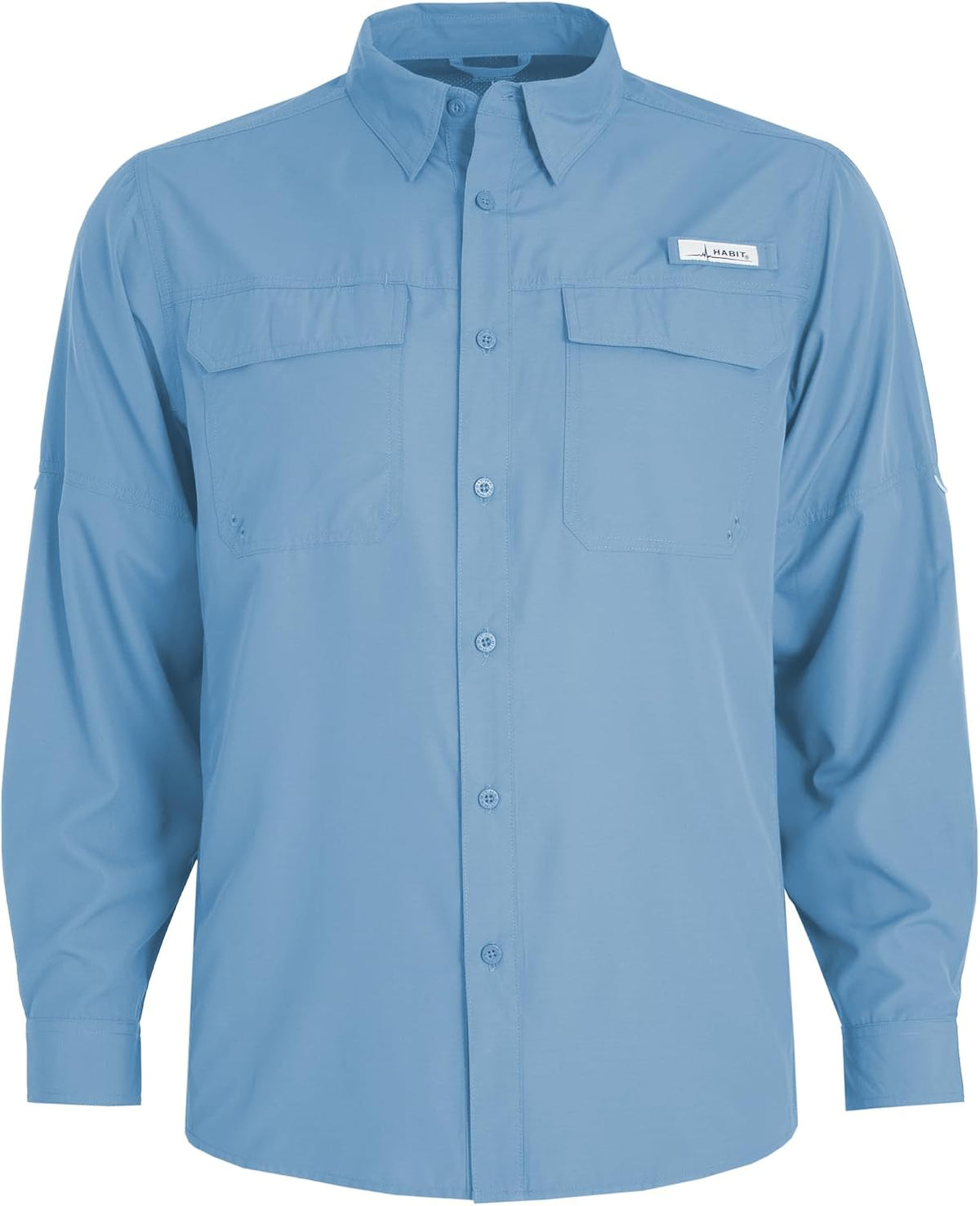 HABIT Men's Trappers Cabin Hybrid Long Sleeve River Shirt - Pacific Coast