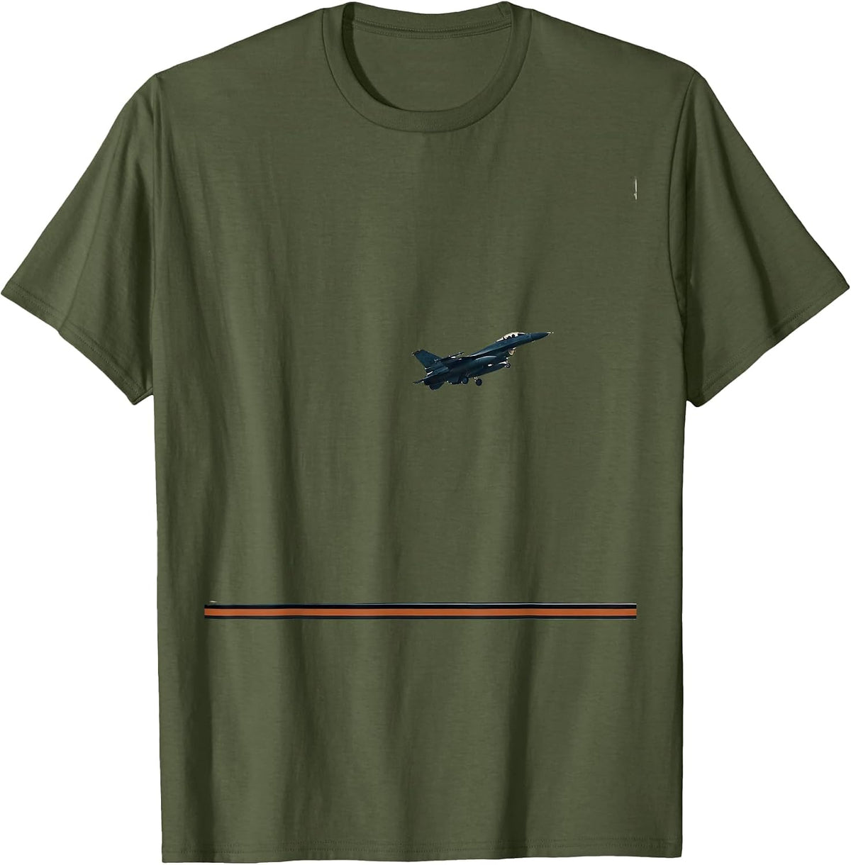 Men's I Still Check The Sky Funny Pilot Aviation Enthusiast T-Shirt - Olive Green