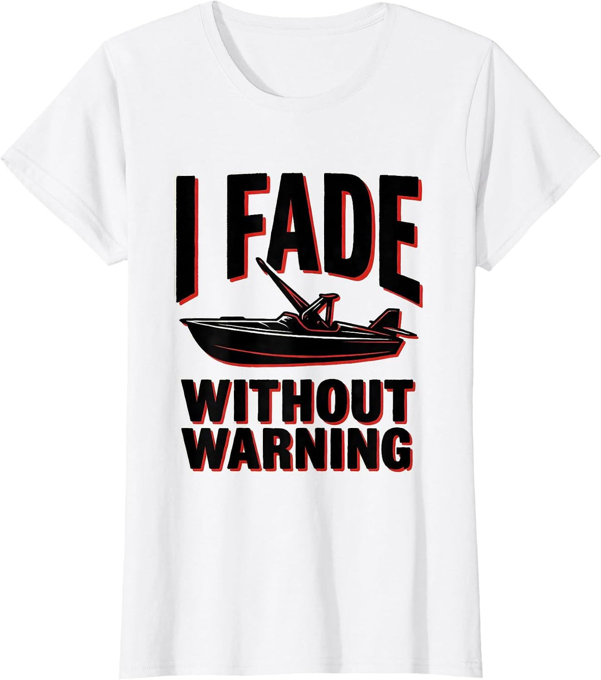 I Fade Without Warning Tattoo Humor Hairdresser Barber Gift T-Shirt - White