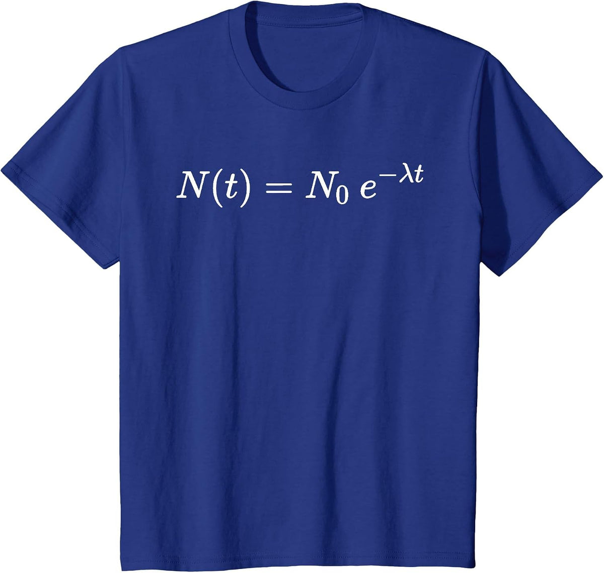 Nuclear Radioactive Decay, Cool Physics and Science T-Shirt - Royal Blue
