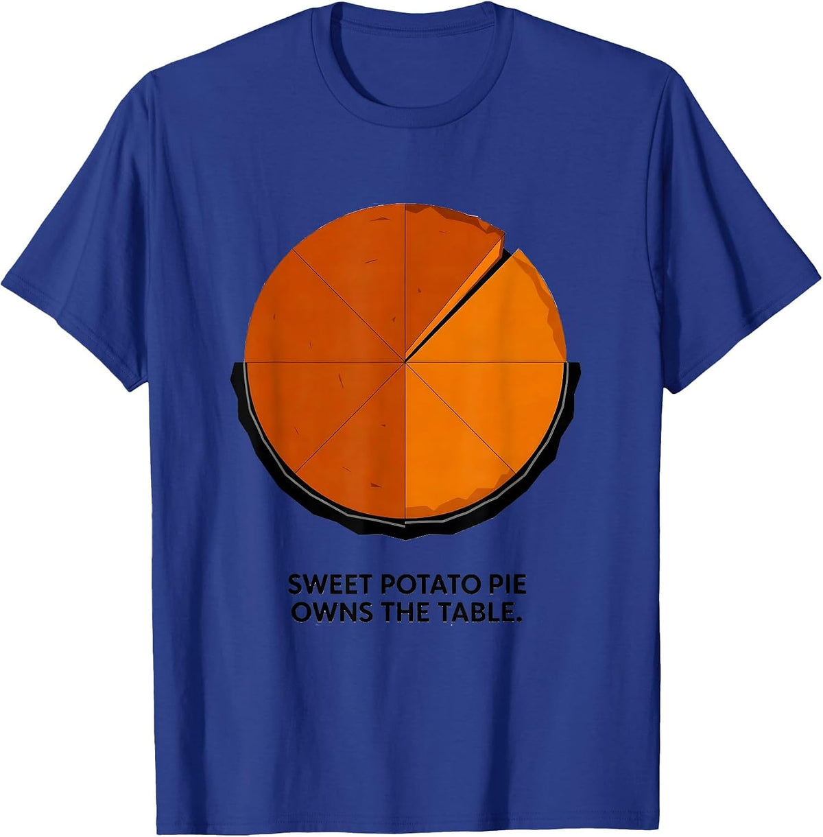 Sweet Potato Pie Owns The Table Bootleg 90's Rap Vintage T-Shirt - Royal Blue