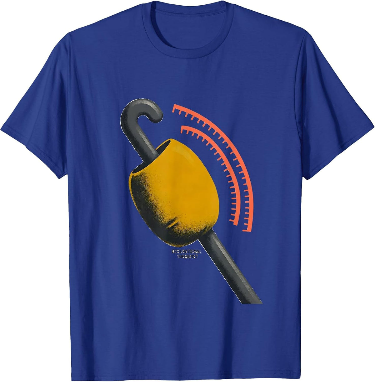 Occupational Therapist Midcentury Modern OT Month Retro T-Shirt - Royal Blue