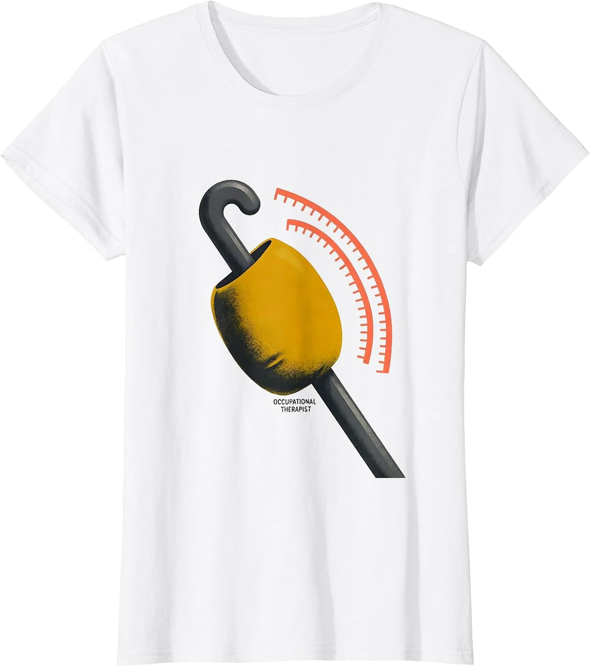 Occupational Therapist Midcentury Modern OT Month Retro T-Shirt - White